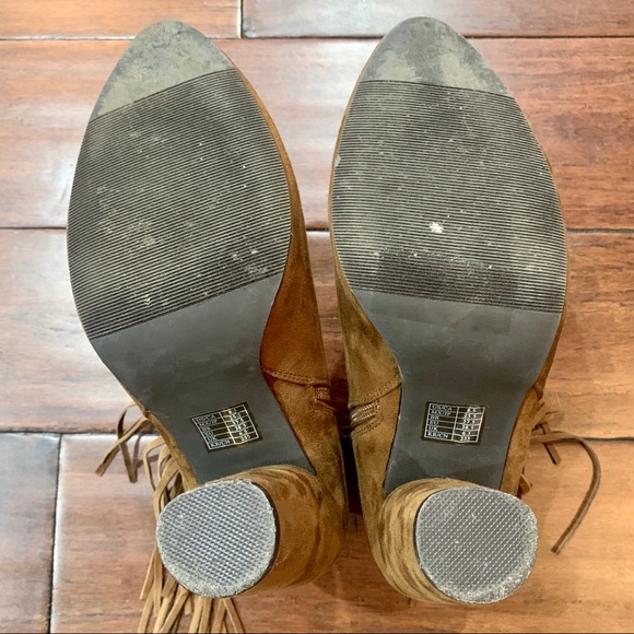 2/$20 Faux Suede Fringe Booties - Picture 4 of 4